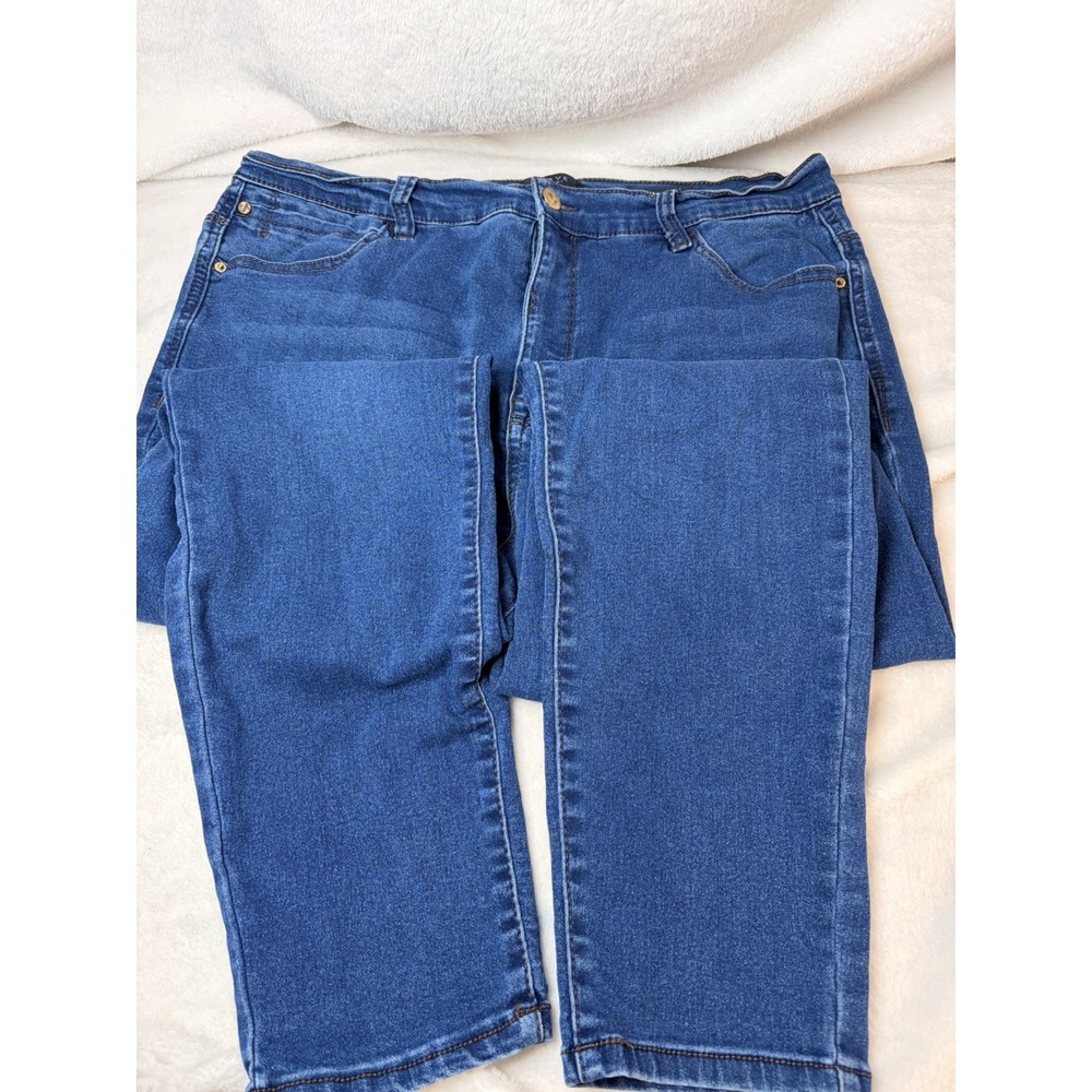 Curve Appeal High-Rise Essential Skinny Jeans 16/33 Curvy Stretch No Gap Waist